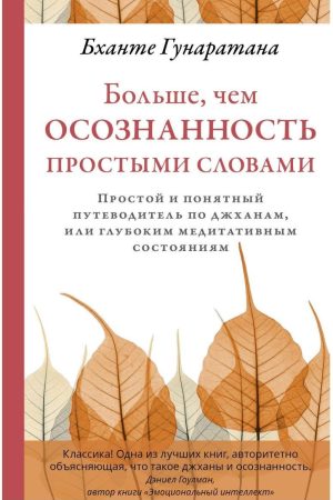 Більше, ніж усвідомленість простими словами. Простий і зрозумілий путівник джханами, або глибокими медитативними станами Бханте Хенепола Гунаратана