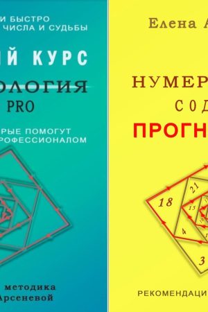 Нумерологія із 0 до PRO. Базовий Курс та Нумерологія з 0 до PRO. Прогностика (дві книги) Олена Арсенєва
