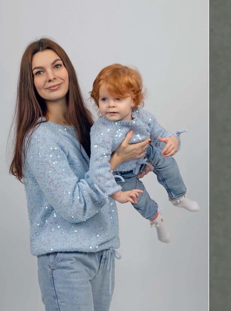 Повільне в'язання: ніжний трикотаж на спицях Family look Світлана Шмальц - Зображення 4