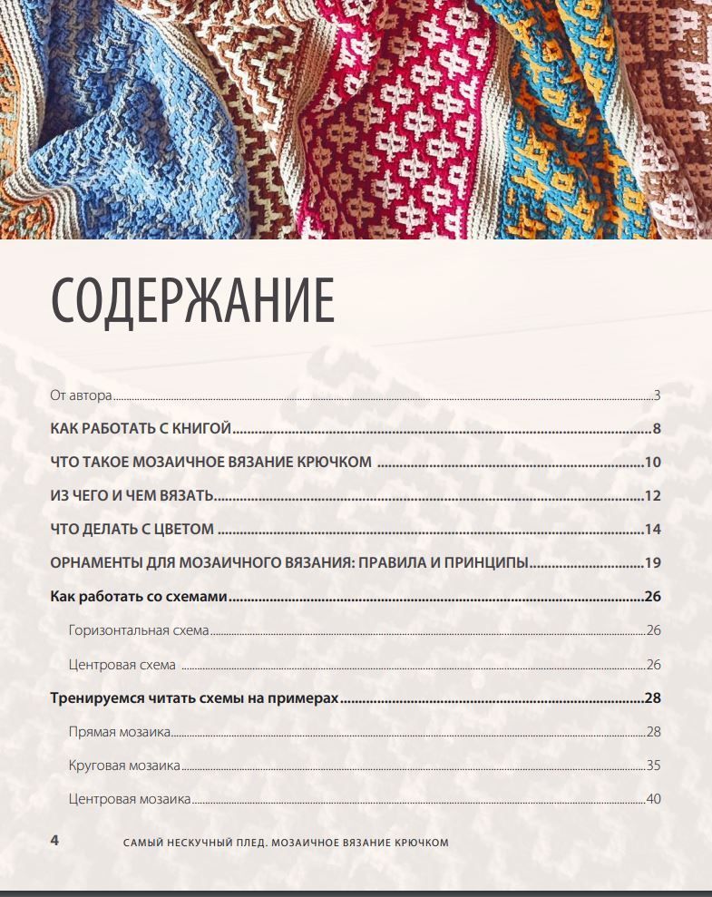 Самий ненудний плед : мозаїчне в'язання гачком : практичний посібник та унікальна колекція авторських візерунків Юлія Гендіна - Зображення 2